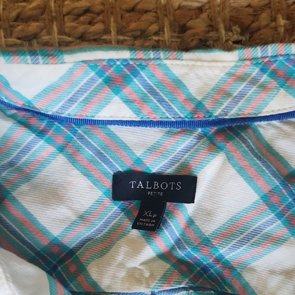 Kids Blue Checkered Button-Down Shirt - Picture 4 of 12